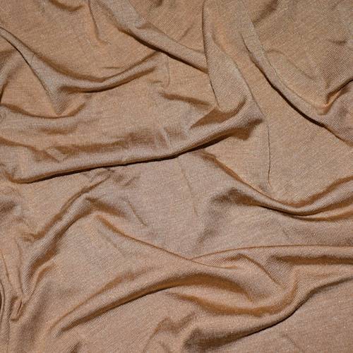 Tan Beige Rayon Tissue Jersey Knit DFW11229
