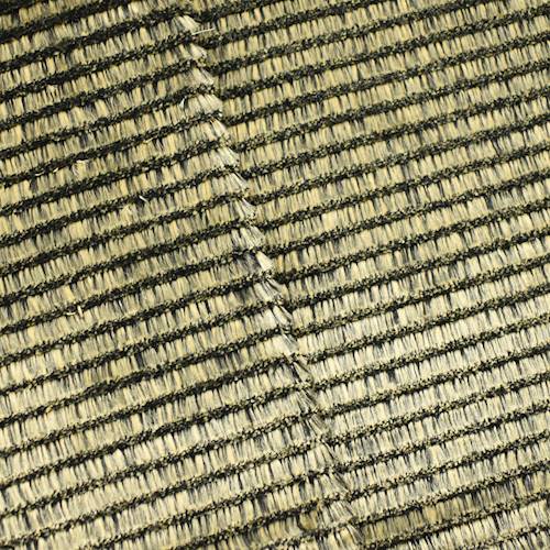 *4 5/8 YD PC -- Taupe/Brown Stripe Pile-Cut Velvet Home Decorating Fabric DFWX3101-X