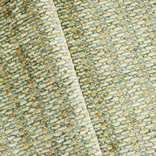 *3 7/8 YD PC -- Sage Green/Beige Textured Chenille Home Decorating Fabric DFWX3106-X