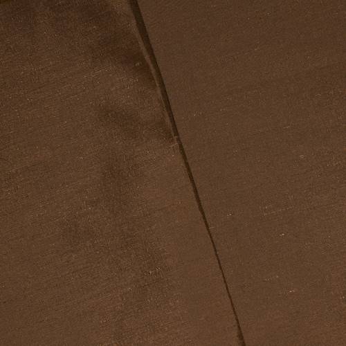 *8 1/8 YD PC -- Copper Brown Silk Shantung Home Decorating Fabric DFWX3341-X