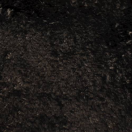 *7 YD PC -- Obsidian Black Shaggy Faux Fur Knit DFW11278-X
