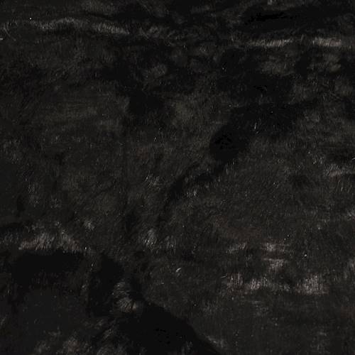 *2 YD PC -- Night Black Faux Fur Knit DFW11288-X