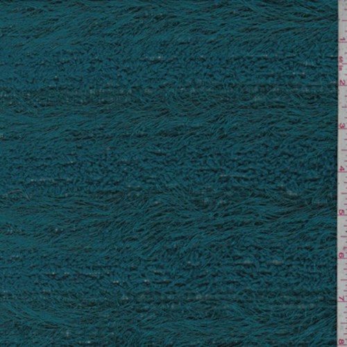 Mallard Blue Eyelash Chenille Knit