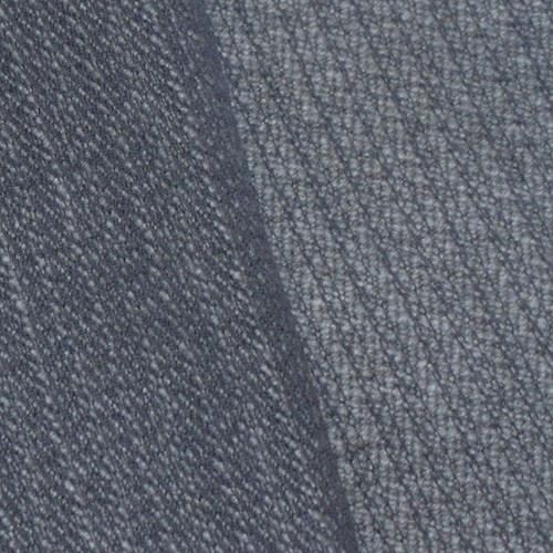 *5 1/4 YD PC -- Gray/White Wool Blend Textured Stripe Woven Jacketing