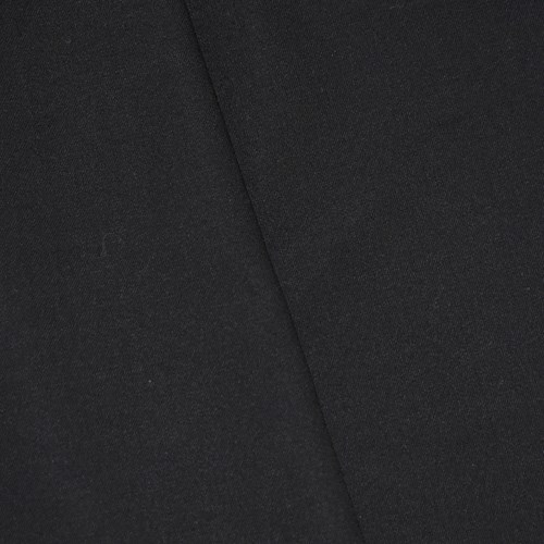 *4 3/8 YD PC -- Classic Ink Black Wool Blend Twill Suiting