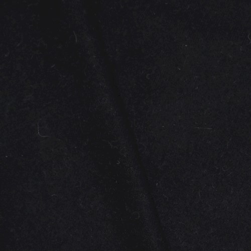 *5 3/8 YD PC -- Raven Black Wool Blend Brushed Woven Jacketing