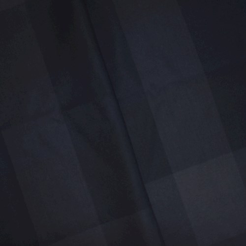 *10 YD PC -- Black/Deep Gray Wool Blend Checkered Plaid Twill Suiting