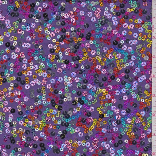 Purple Multi Sequin Dancewear