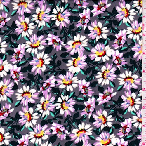 Pewter/Lavender Daisy ITY Knit