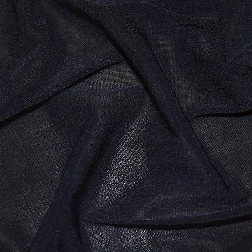 *4 1/2 YD PC -- Black Sheer Tissue Jersey Knit DFWAP000981