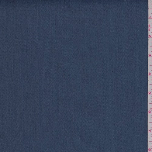 *1 1/4 YD PC--Cadet Blue Stretch Denim