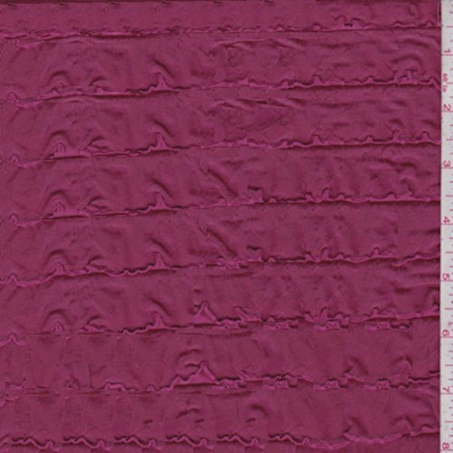 Dark Fuchsia Ruffle Knit