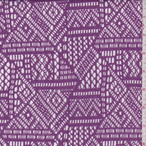 Lilac Geo Lace