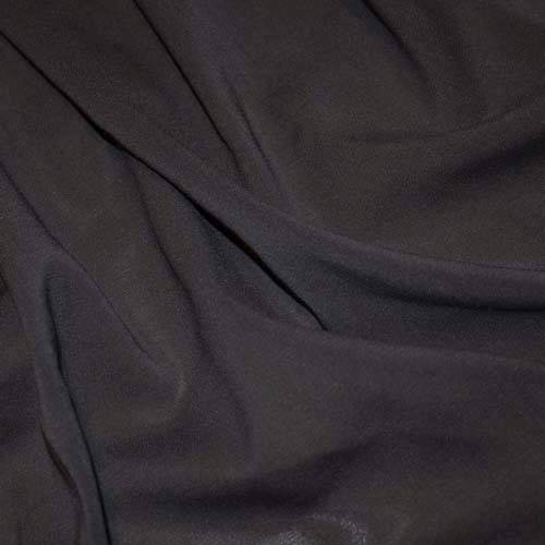 *8 1/8 YD PC -- Smoggy Gray Silk Stretch Chiffon DFWAP0001019