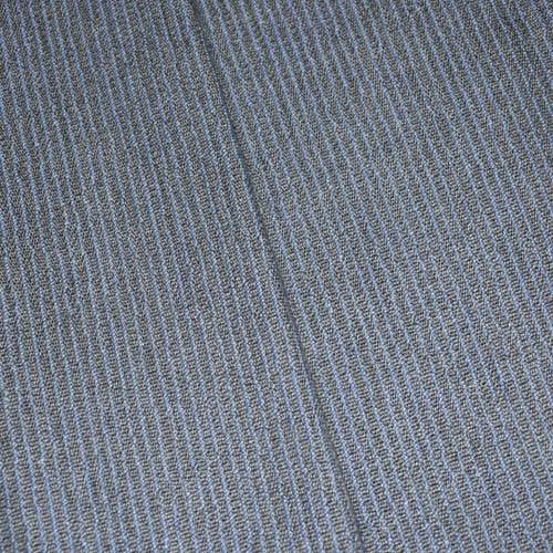 Gray/Dreamy Blue Stripe Texture Woven Decorating Fabric DFW58858