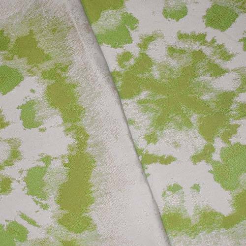 Pear Green/Ivory Abstract Medallion Jacquard Decor Fabric DFW58871