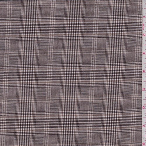 Chocolate/Caramel Plaid Suiting