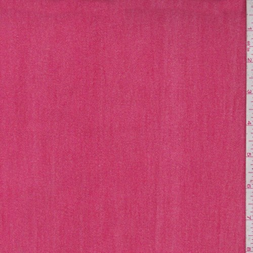 Coral Red Denim