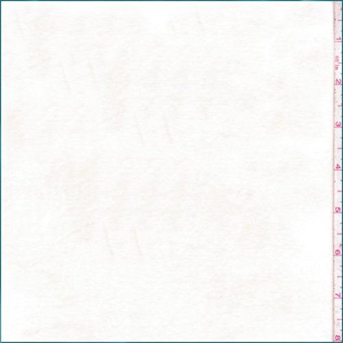 White Panne Velour