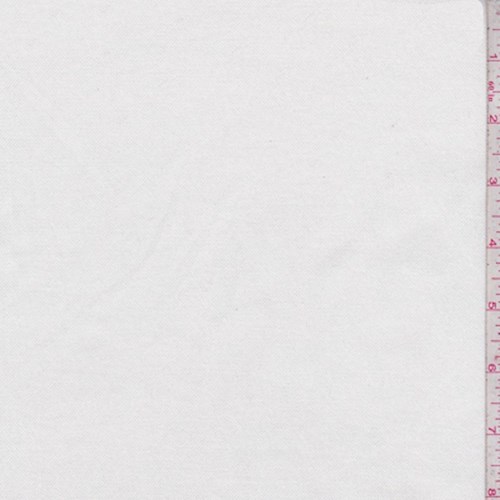 Cream Cotton Stretch Twill