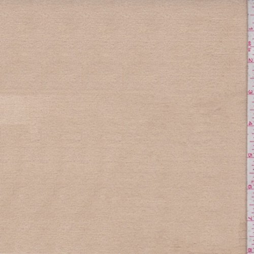 Dark Beige Velour Knit