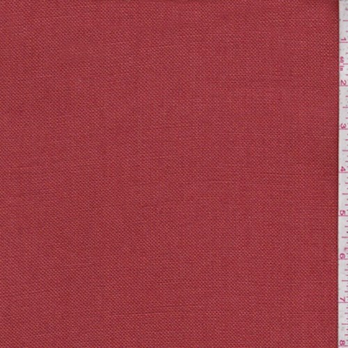 Burnt Orange Linen Canvas Decorating Fabric