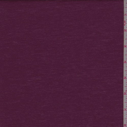 Dark Magenta Brushed Jersey Knit