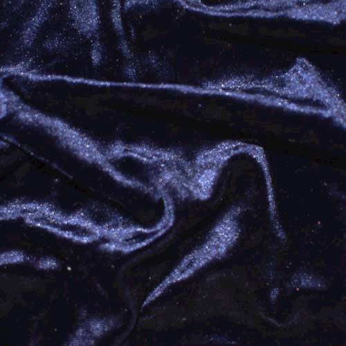 Magic Night Blue Crushed Velvet Knit 71335