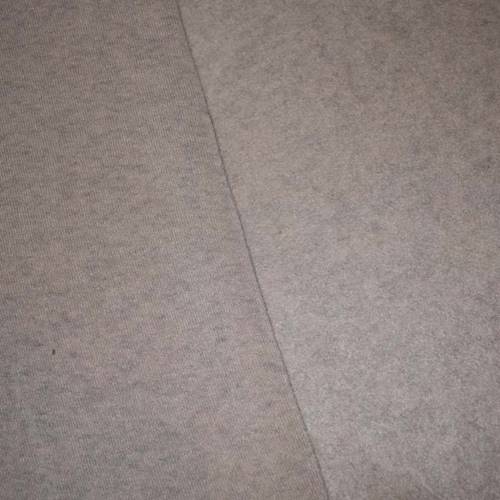 Beige/Dust Gray Textured Sweatshirt Fleece DFW11308