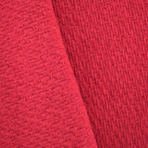 *4 YD PC--Classic Red Wool Blend Texture Dobby Jacketing