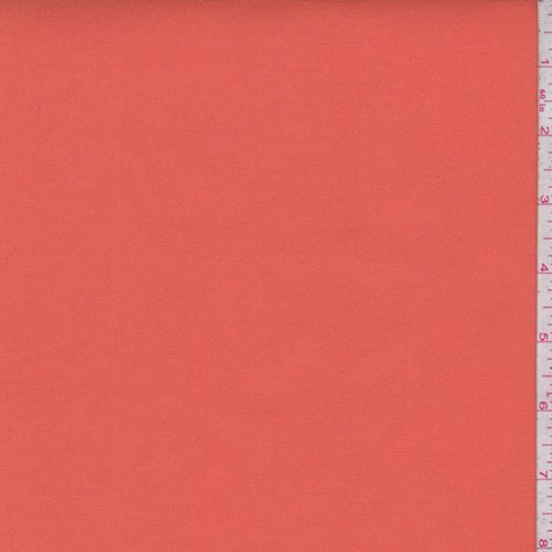 Carrot Orange Cotton Stretch Twill