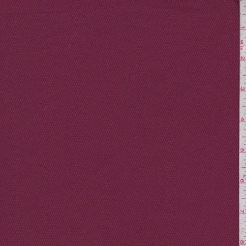 Pale Burgundy Corded Twill