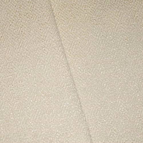 *5 1/8 YD PC -- Whisper Beige/White Textured Chenille Dobby Decorating Fabric DFW4012-X