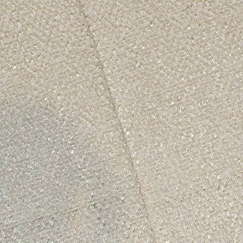 *5 3/4 YD PC -- Delicate Beige/White Textured Chenille Dobby Decorating Fabric DFW4031-X
