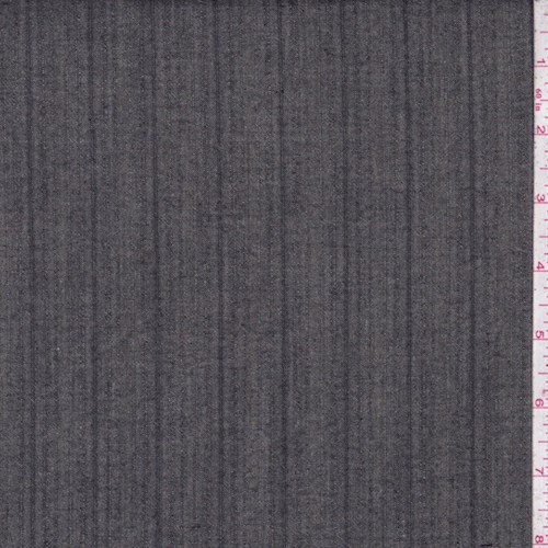 Charcoal/Black Shadow Stripe Suiting