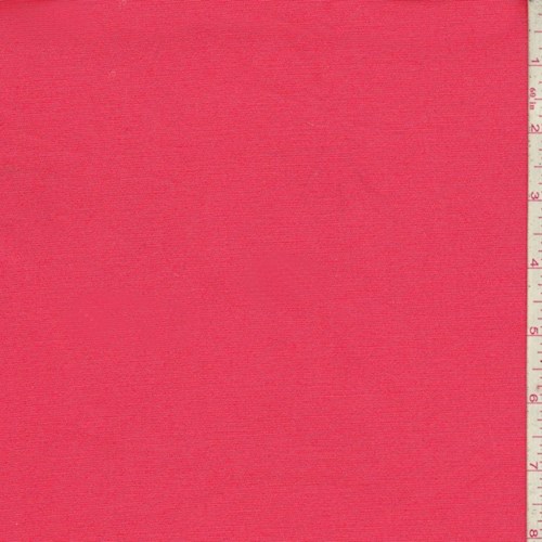 Salmon Red Woven Cotton
