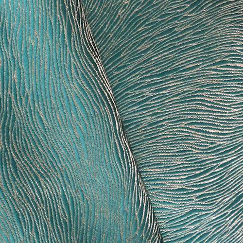 Deep Green/Gold Imprint Jacquard Decor Fabric DFW58985B