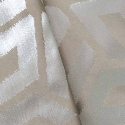 Silver Gray/Taupe Abstract Jacquard Home Decorating Fabric DFW59080B