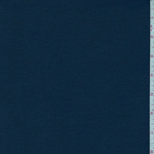 Ink Blue Wool Blend Double Knit