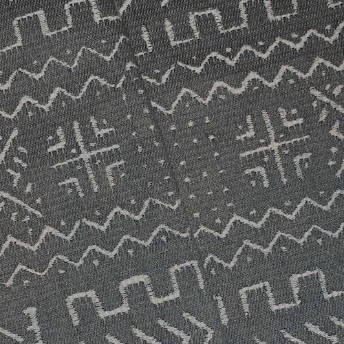 Gray/White Tribal Jacquard Home Decorating Fabric DFW59452