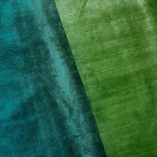 Emerald/Apple Green Ombre Velvet Woven Decorating Fabric DFW59458