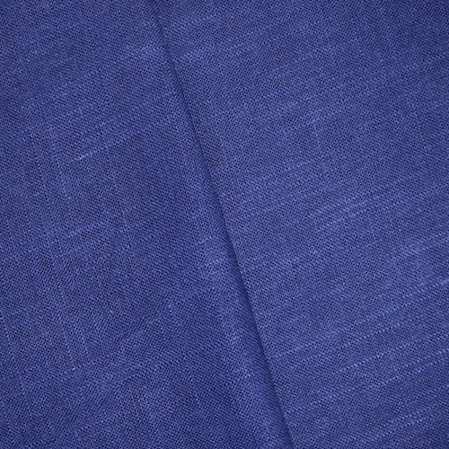 Harbor Blue Slub Woven Drapery Fabric