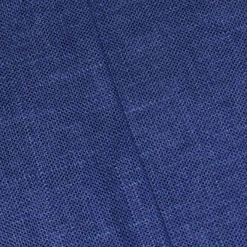 Sea Coast Blue Linen Blend Slub Woven Drapery Fabric DFW59614