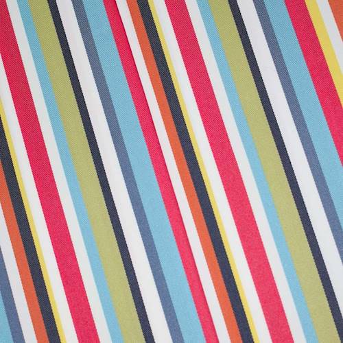 Green/Aqua/Multi Stripe Indoor/Outdoor Twill Decor Fabric DFW59655
