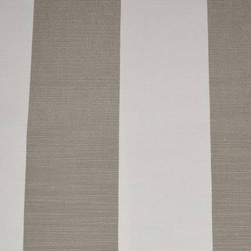 Taupe/White Perennials Indoor/Outdoor Stripe Decor Fabric DFW59666