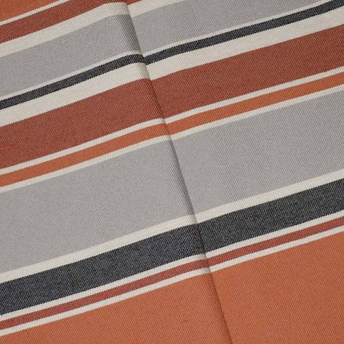 Orange/Gray/Multi Indoor/Outdoor Stripe Twill Decor Fabric DFW59678