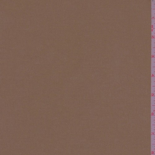 Harvest Brown Brushed Cotton Twill