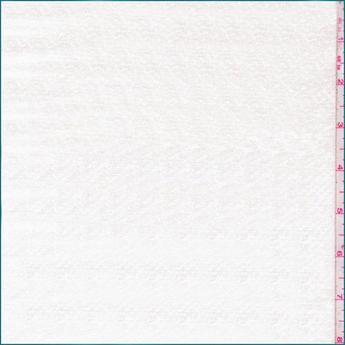 Ivory Snakeskin Printed Stretch Twill