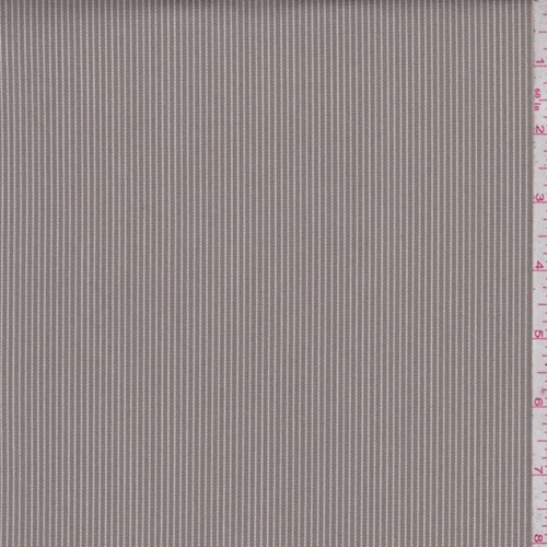 Taupe Pinstripe Rayon Blend Suiting