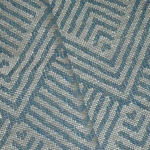 Blue/Taupe/Multi Textured Diamond Jacquard Decor Fabric DFW59840